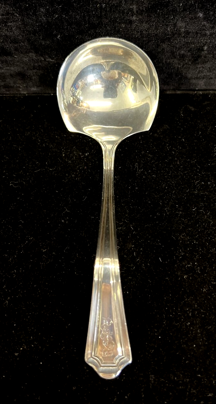 Mary Warren by Manchester Silver Co. Sterling Silver Gravy Ladle 6" 30g Mono ELF