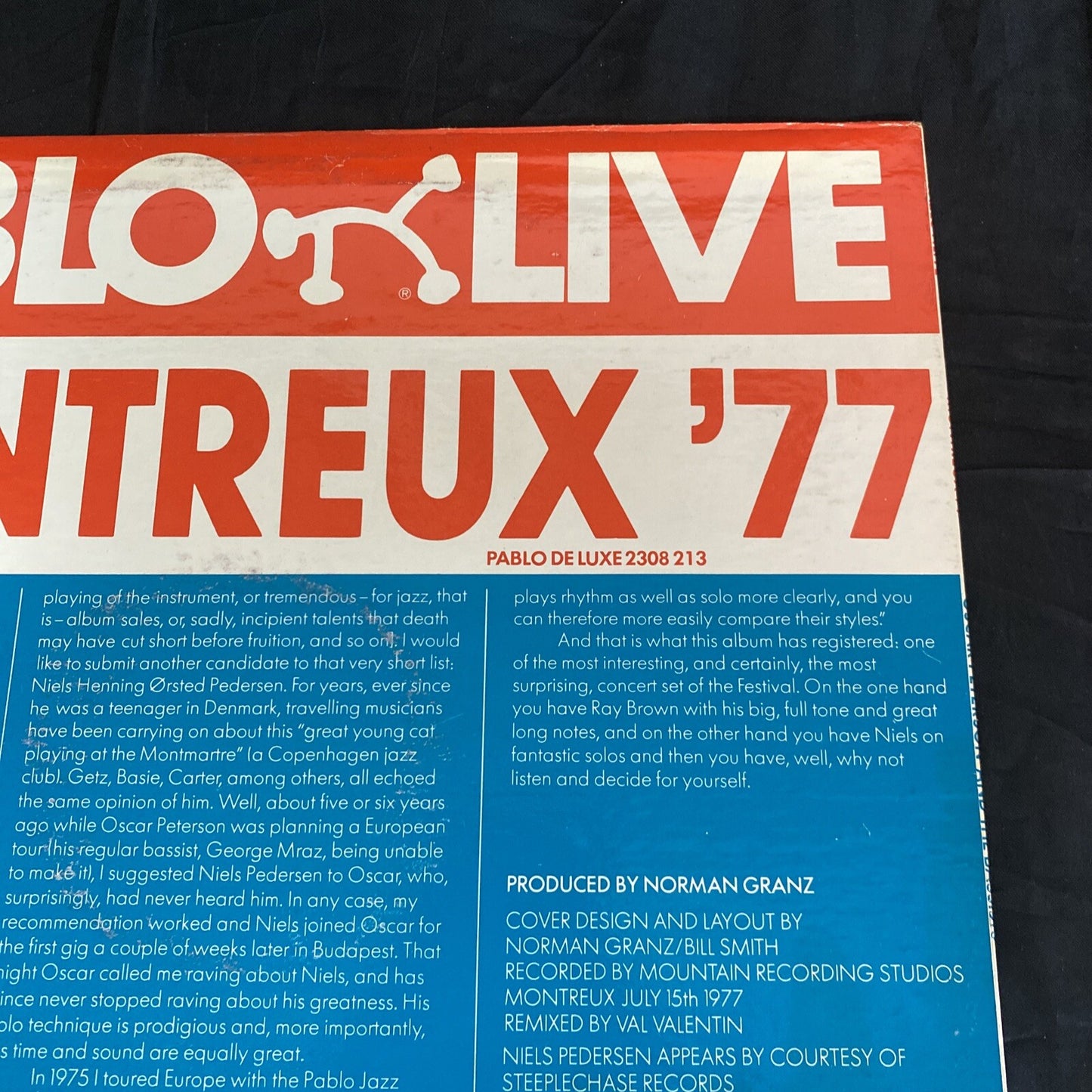 PROMO OSCAR PETERSON - MONTREUX '77 - PABLO LIVE RECORDS 2308 213 1977