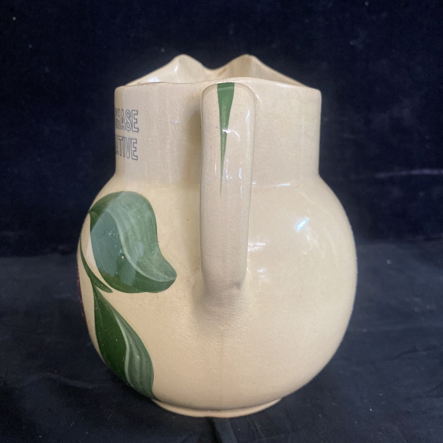 Watt Ware #16 Apple Advertising Pitcher Pulaski Chase Co-Operative