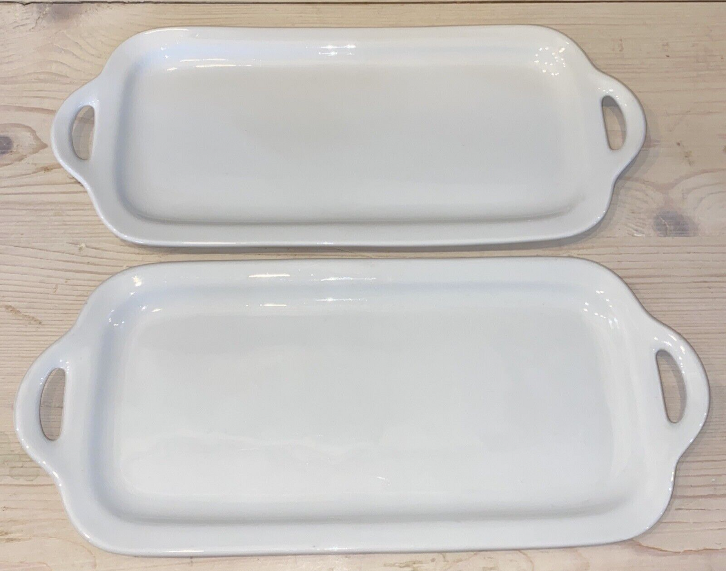 Giraud White 14” Serving Trays 2 Avail