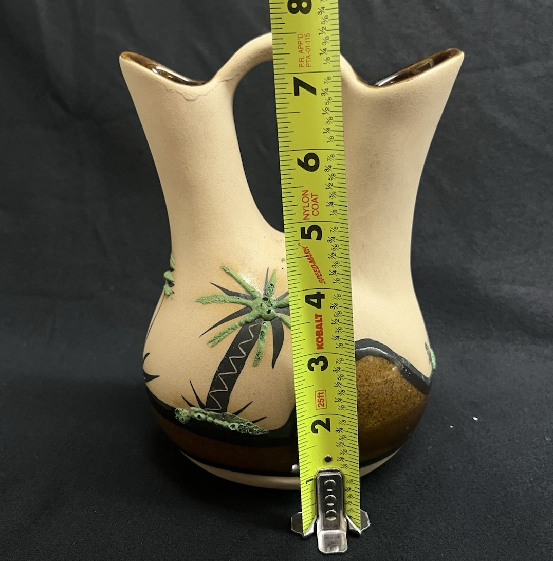 Signed Betty Selby Southwestern Native American Pottery Wedding Vase 7.75"