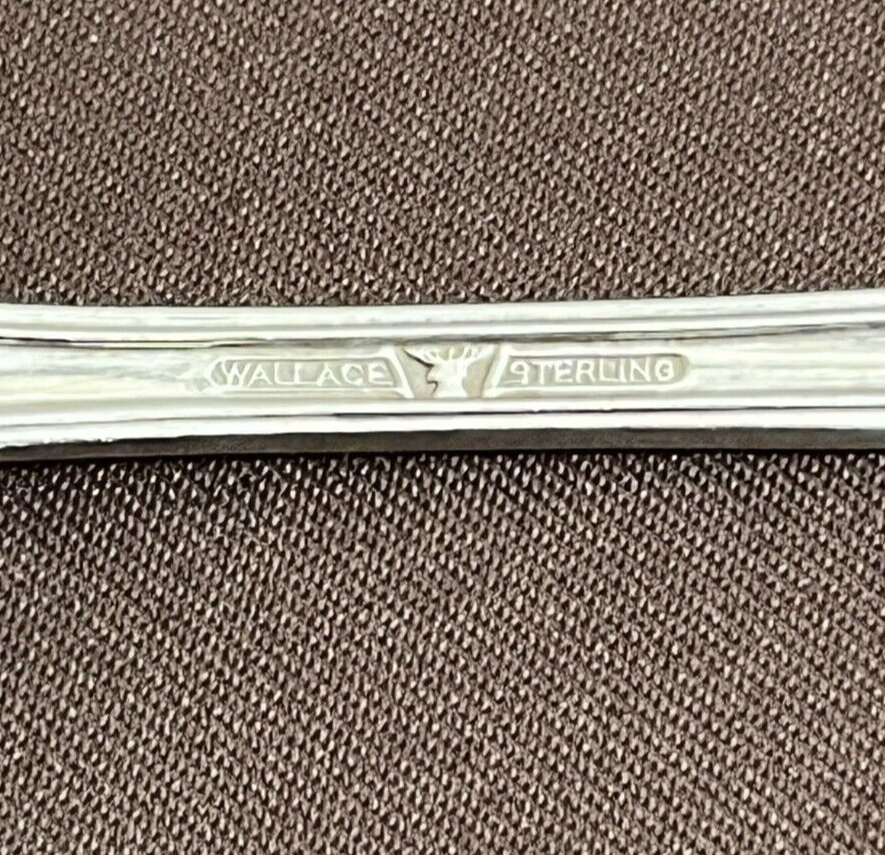Rose Point by Wallace 26g Sterling Silver Teaspoon 6"