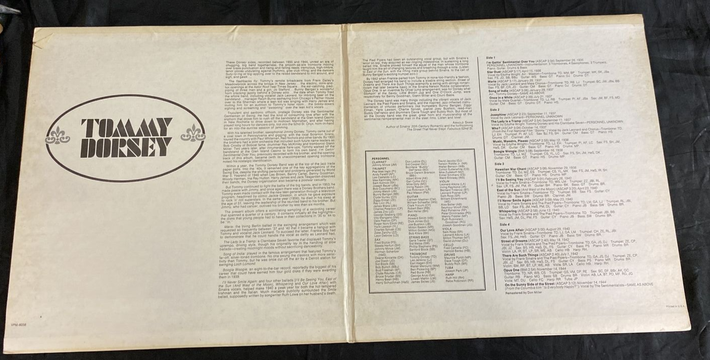 This Is Tommy Dorsey by Tommy Dorsey LP, Gatefold , 2Xlp , VPM-6038