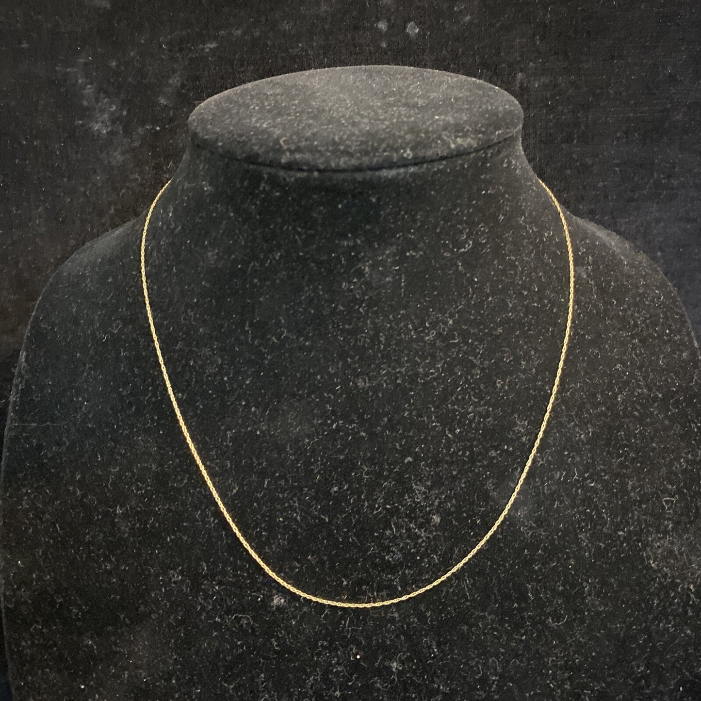 14K Yellow Gold 18.5" Chain .65g