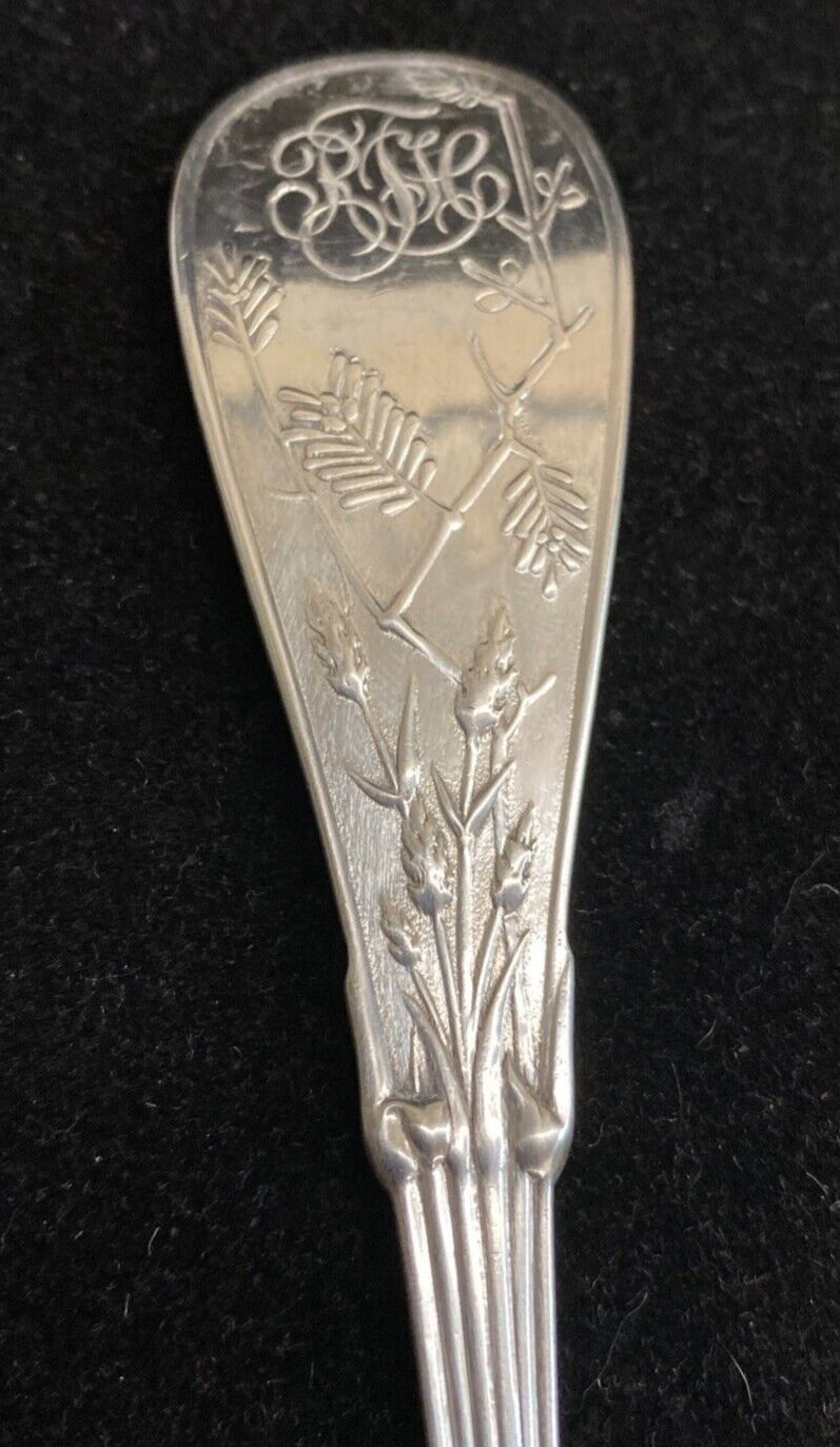 Japanese by Tiffany and Co Sterling Silver Soup Place Spoon 7 1/4" mono  3 avail