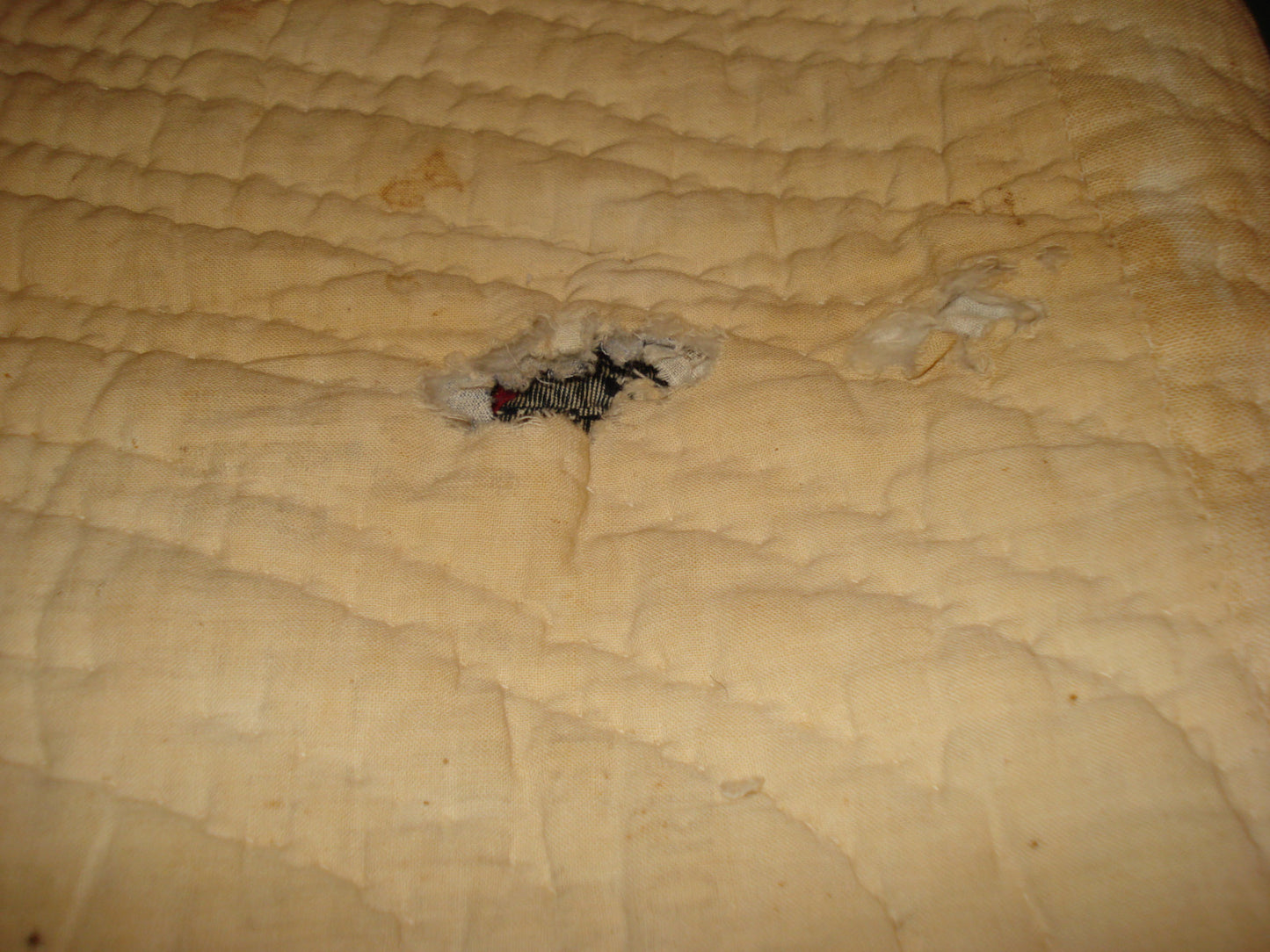 VINTAGE BLUE HANDSTITCHED PATCHWORK APPLIQUE CRAZY QUILT/BEDSPREAD/COMFORTER