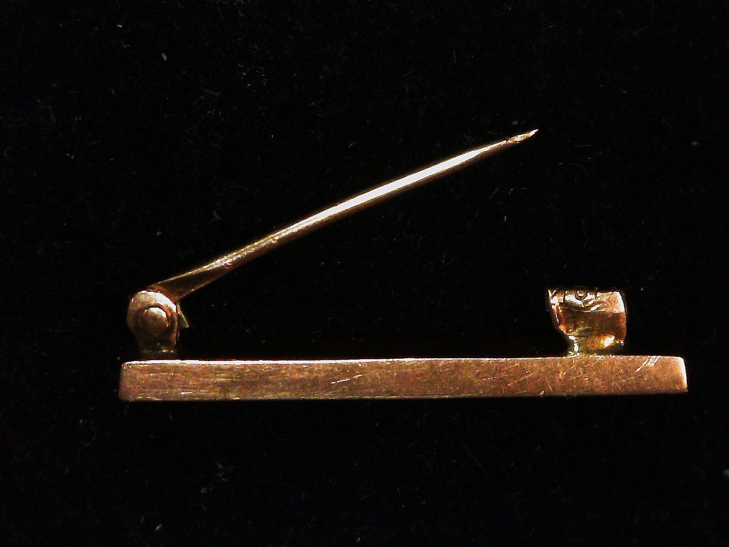 Antique 10k Yellow Gold Baby Beauty Pin 0.7g