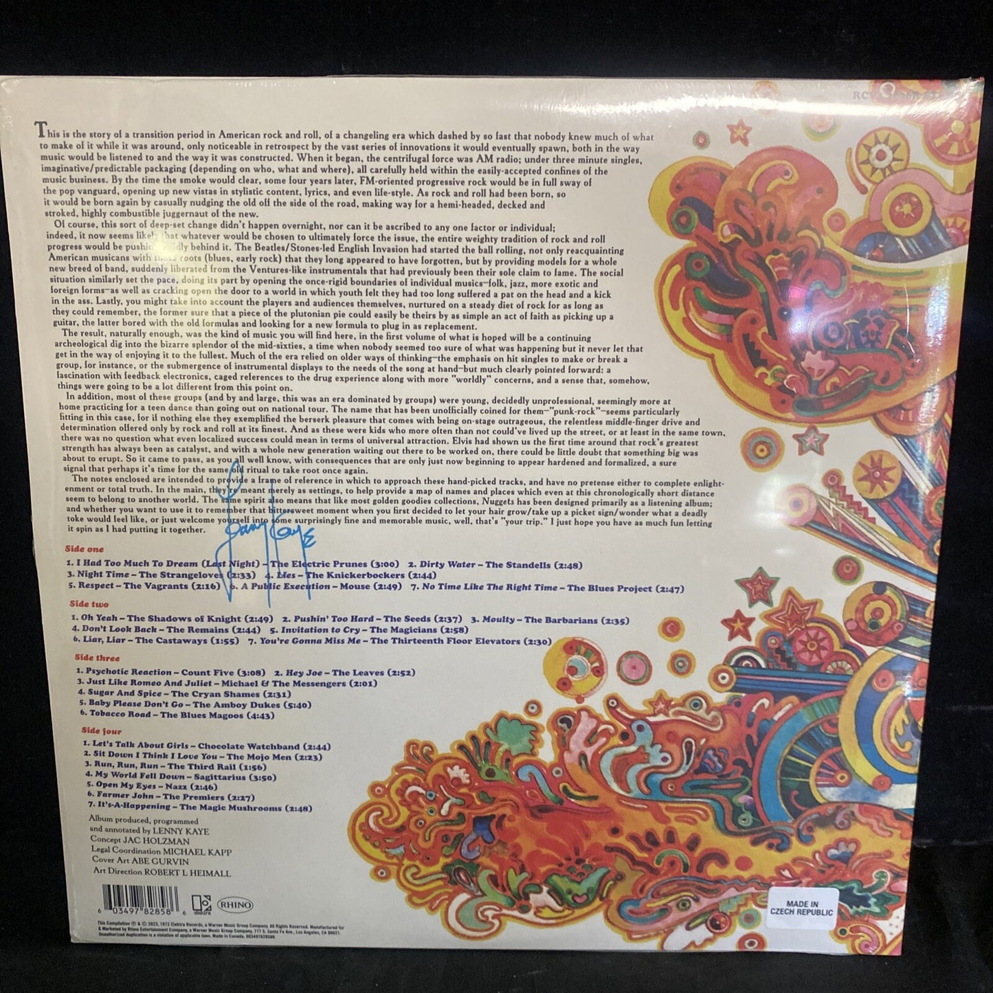 Nuggets Original Artyfacts From First Psychedelic Era 1965-1968 Vol. 2 SPLATTER