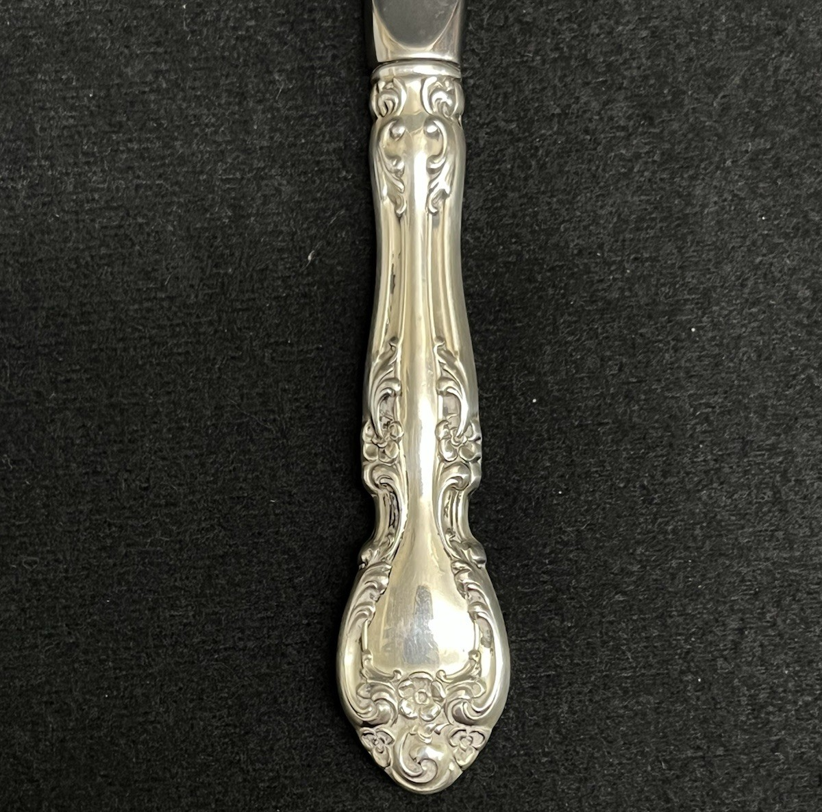 Melrose by Gorham 44.04g Sterling Silver Hollow Handle Master Butter 6 3/4 in