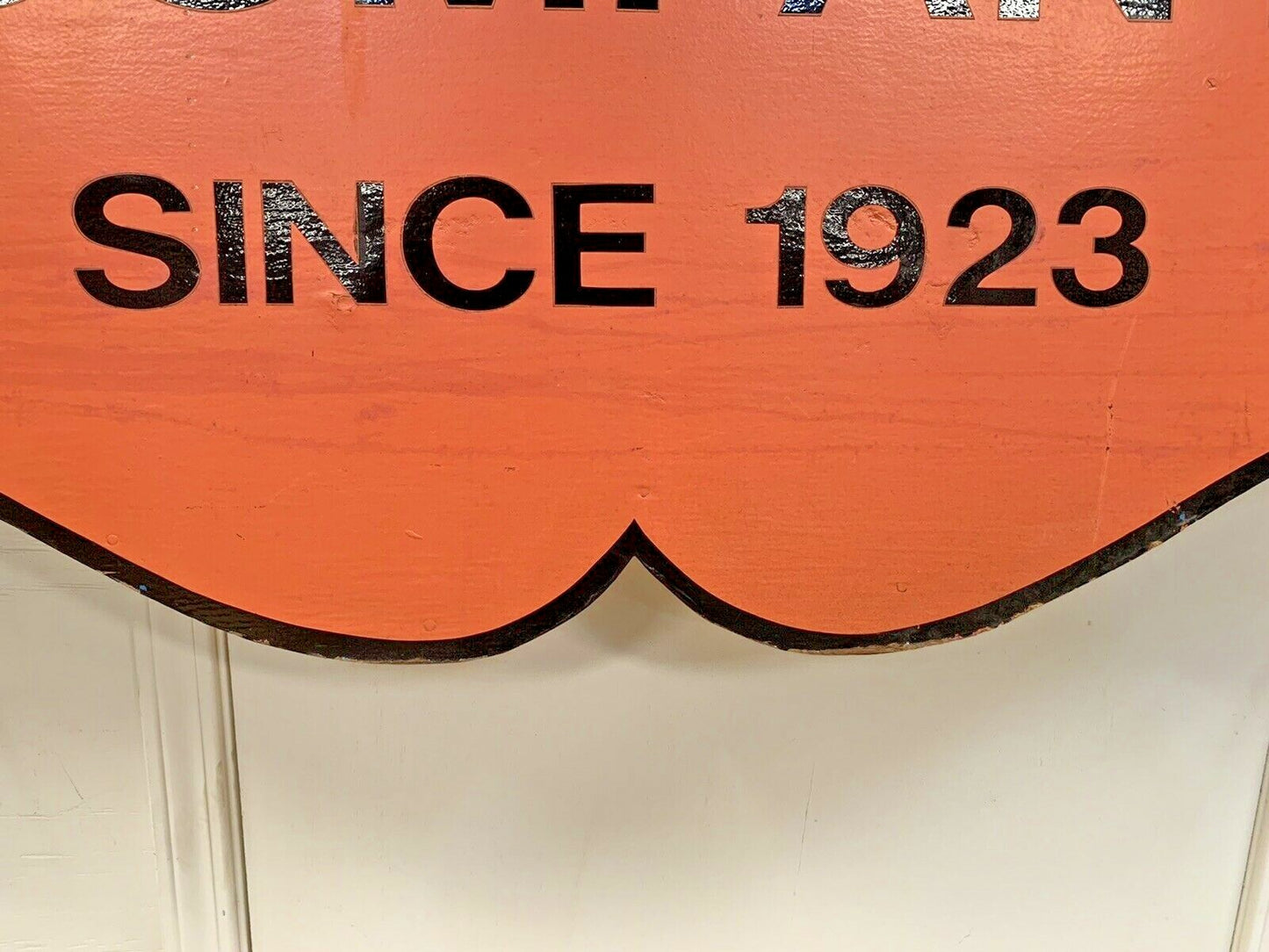 YELLOW CAB Company Since 1923  Antique Ad Sign 6 x 4 ft Wood Double Sided 133 lb