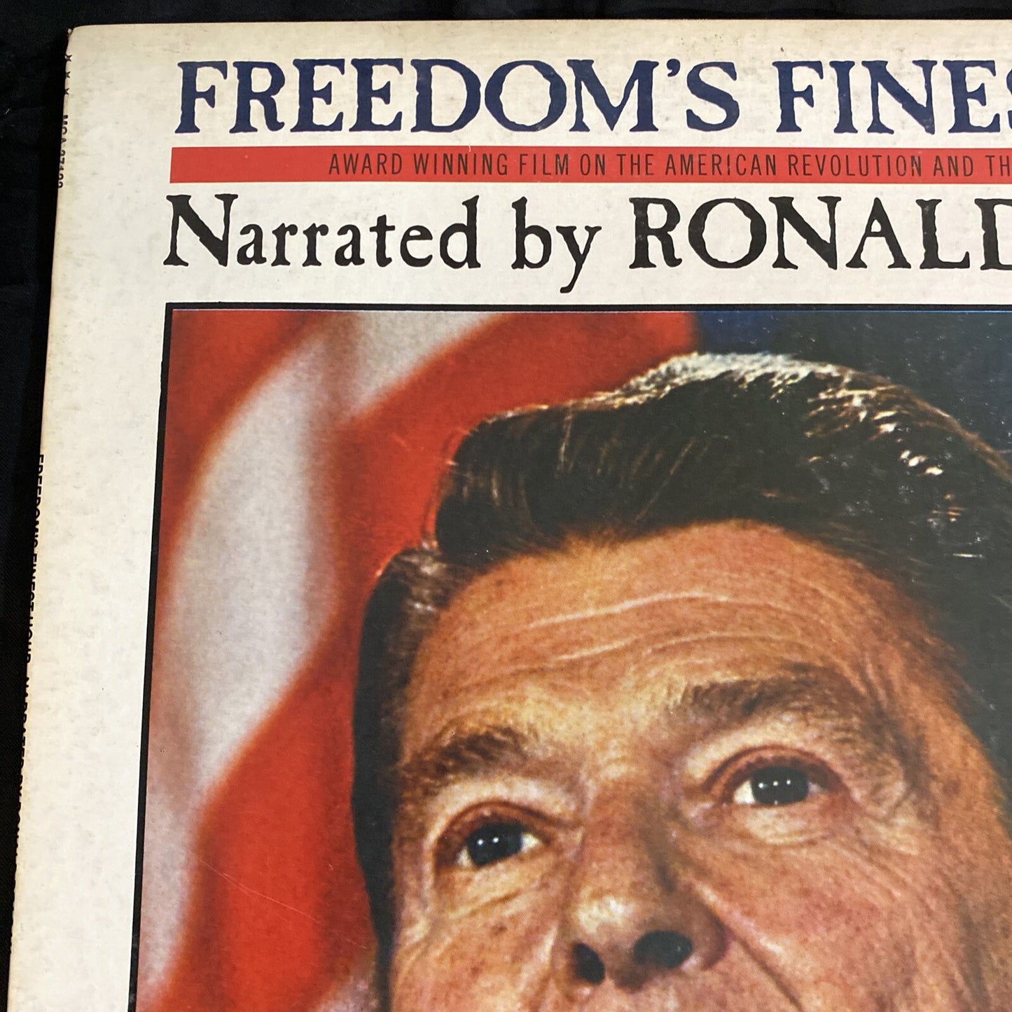 RARE PROMO FREEDOM'S FINEST HOUR NARRATED RONALD REAGAN MCA 37122