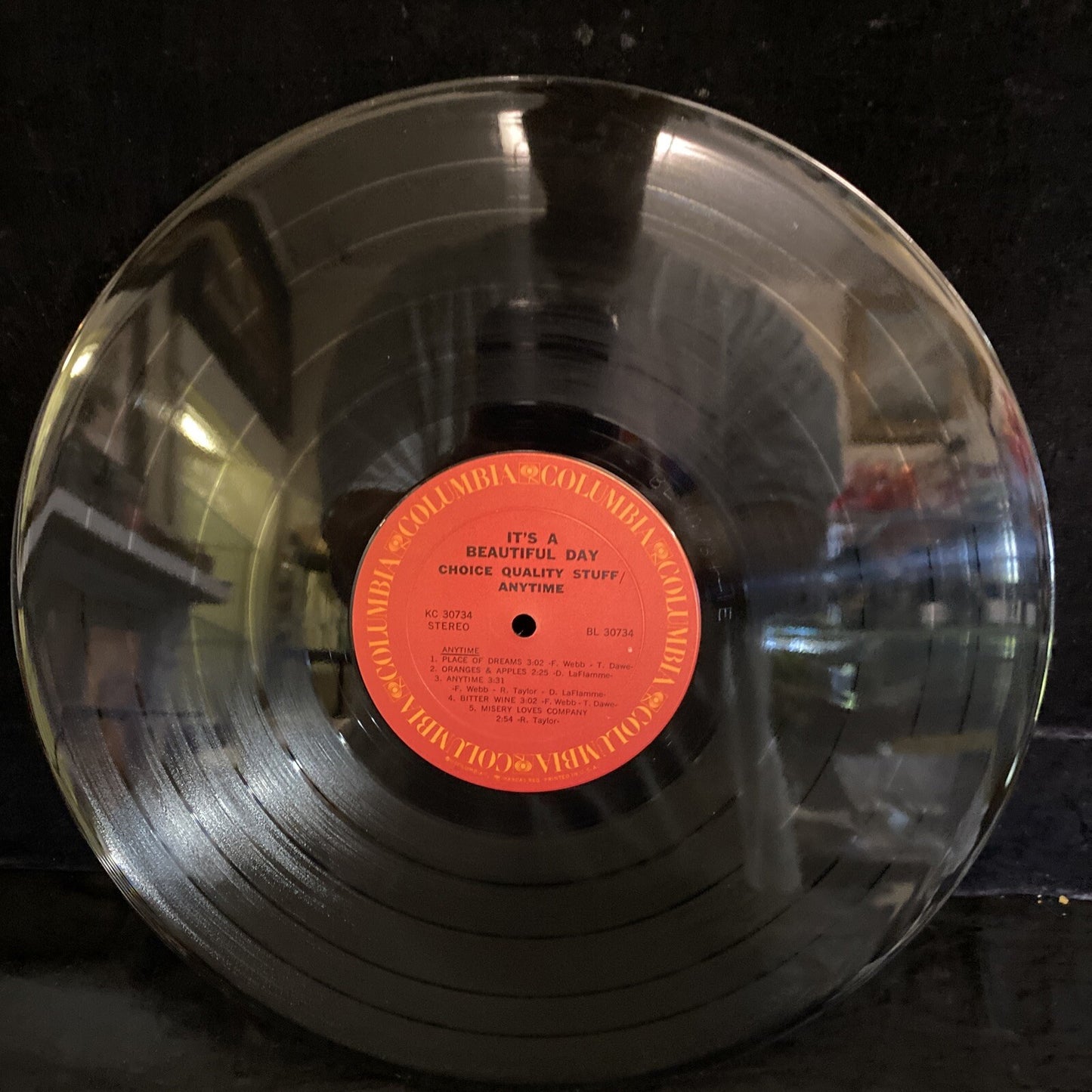 It’s A Beautiful Day Choice Quality Stuff LP Columbia 1st USA Press Psych NM/VG+