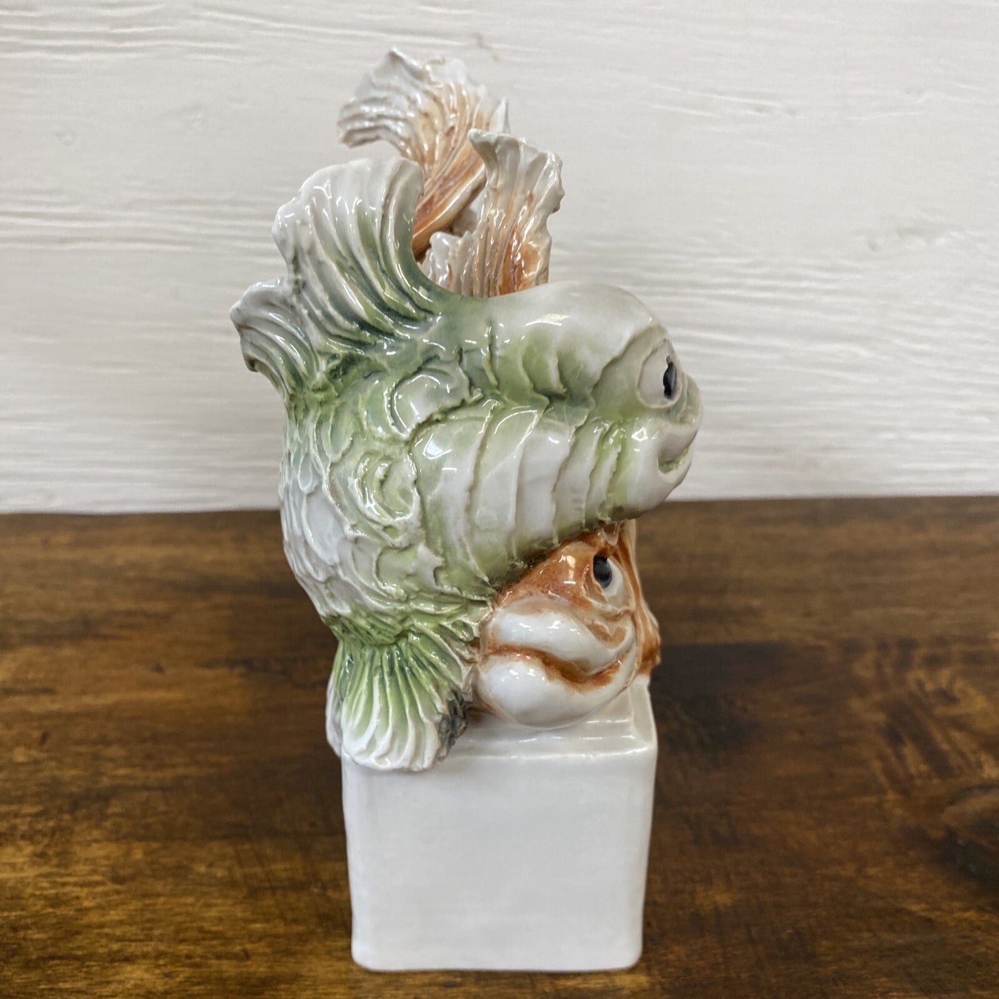 1950's Signed Italian CACCIAPUOTI PORCELAIN ZODIAC FIGURE 'PISCES'