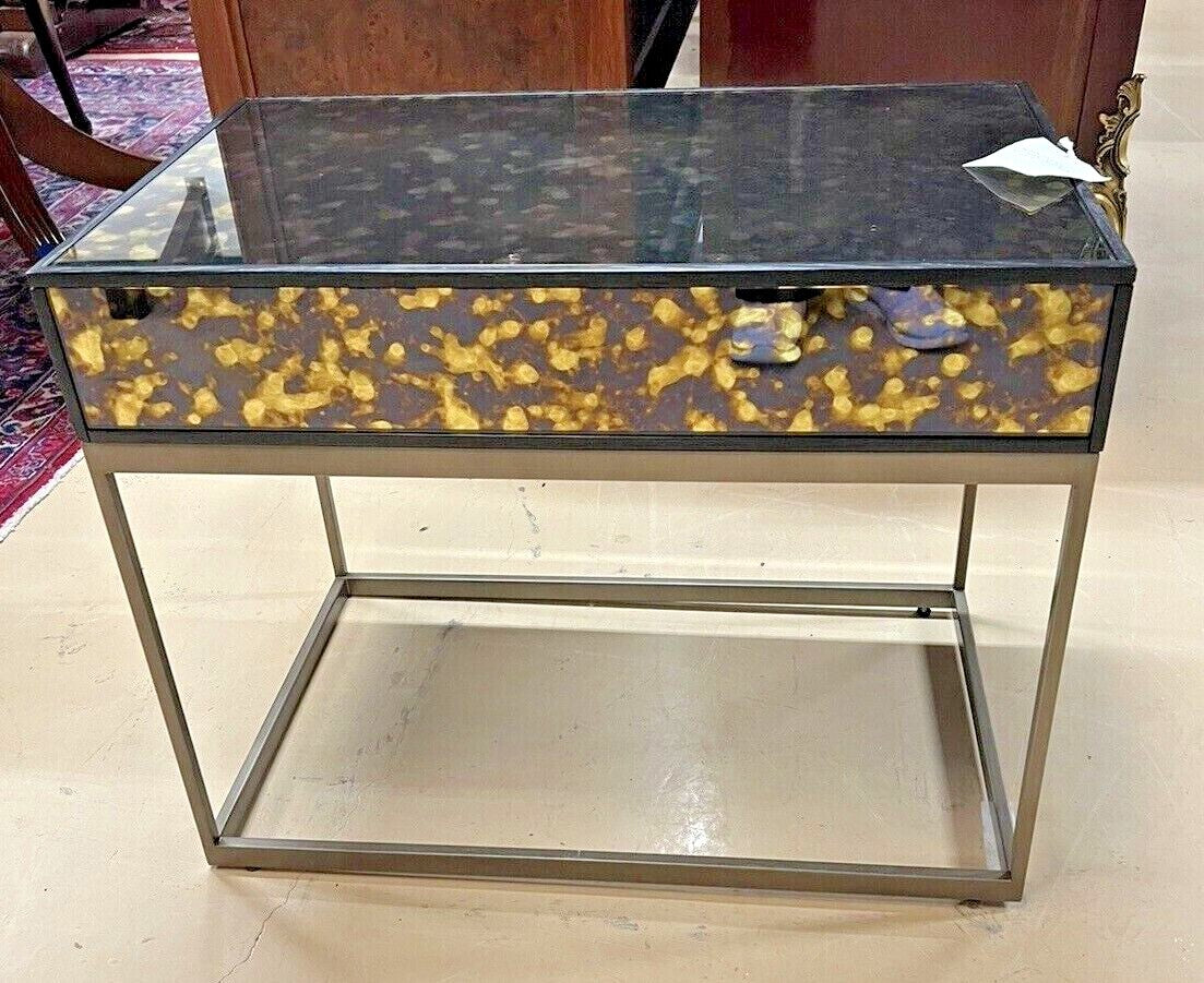 New Caracole Modern Remix Tall Bushing Cocktail Table NWT