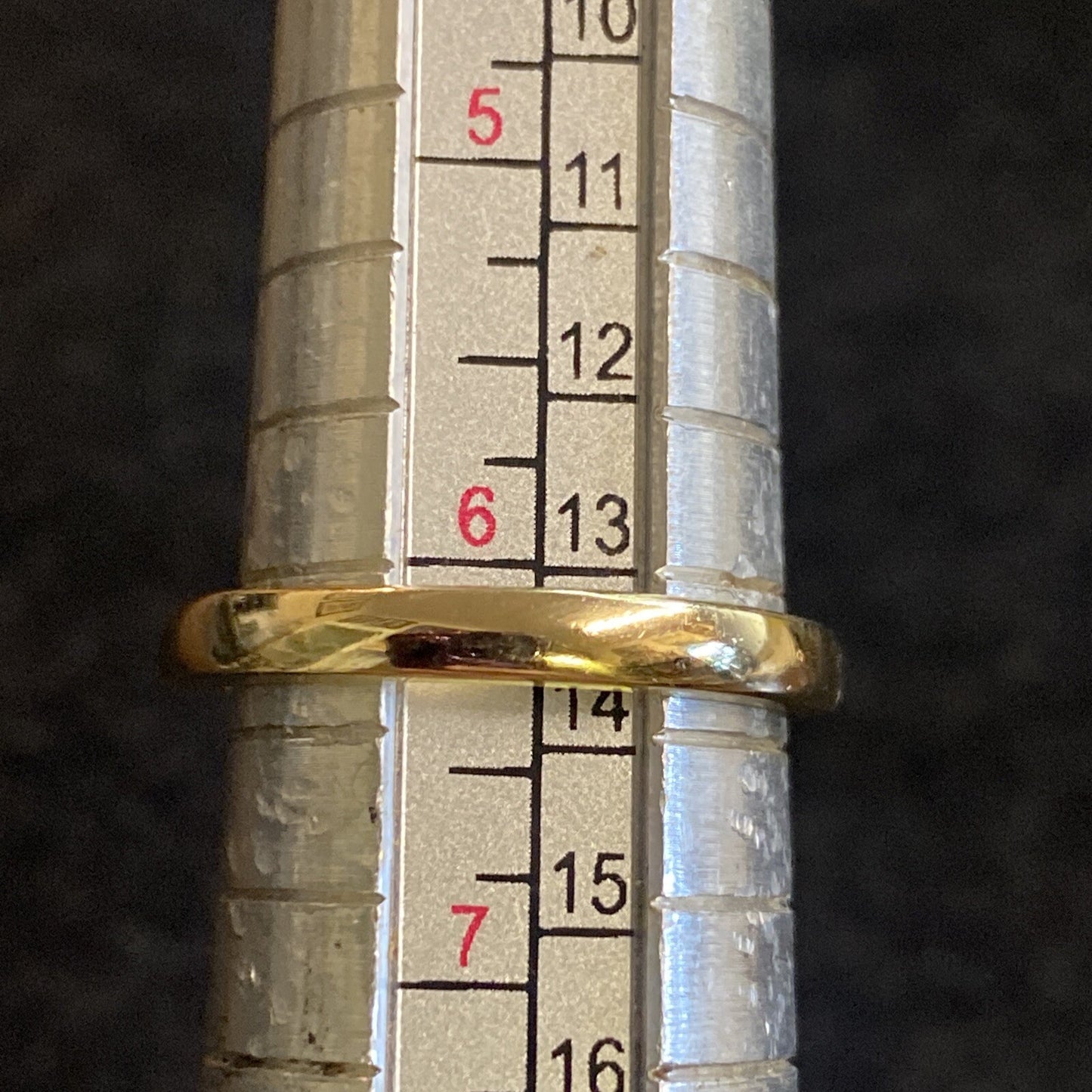 14K Yellow Gold Diamond Cluster Ring, Size 6.25, 3/4 ct TW, 6.2g