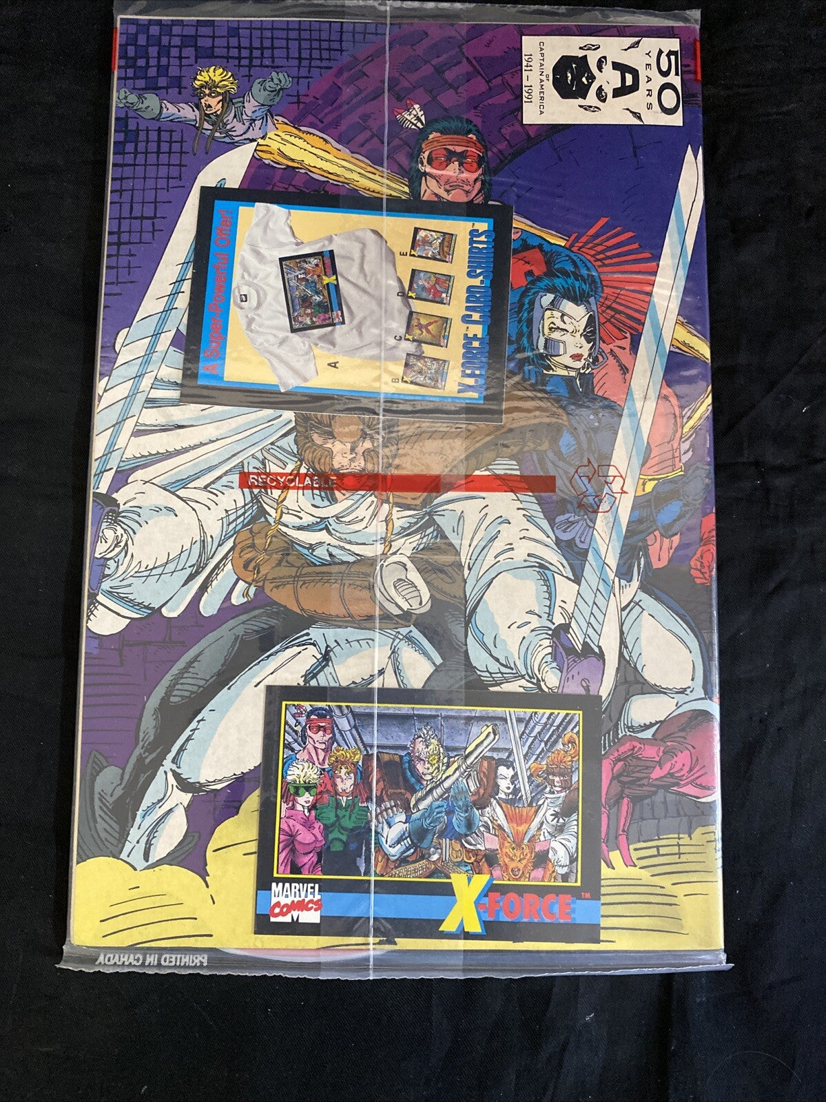 X-Force #1 Marvel Comic Books Sealed with Trading Card Collector's Edition