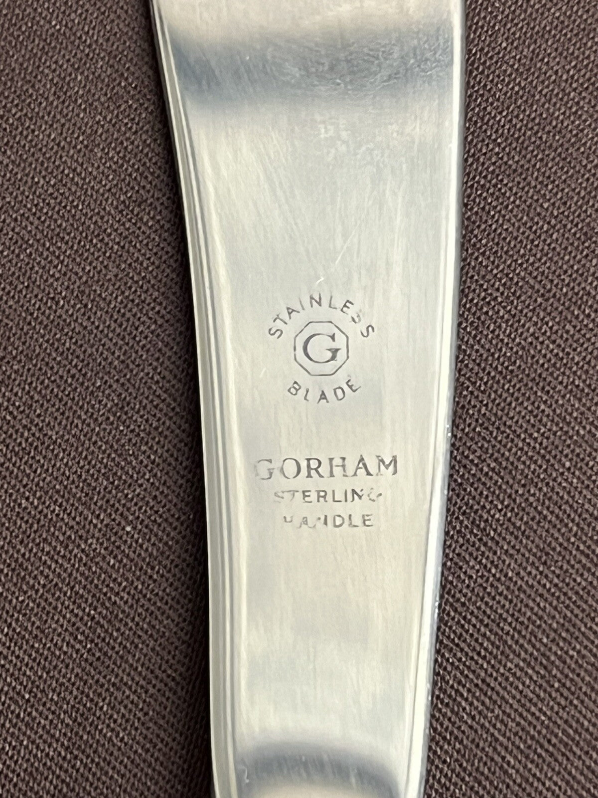 Strasbourg by Gorham 44.6g Sterling Hollow Handle Master Butter Knife 6 5/8"