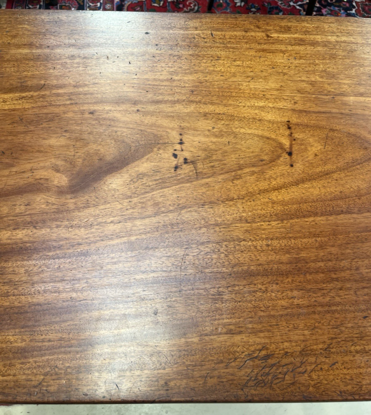 ANTIQUE ENGLISH PERIOD GEORGE III MAHOGANY ARCHITECTS DESK WRITING WORK TABLE