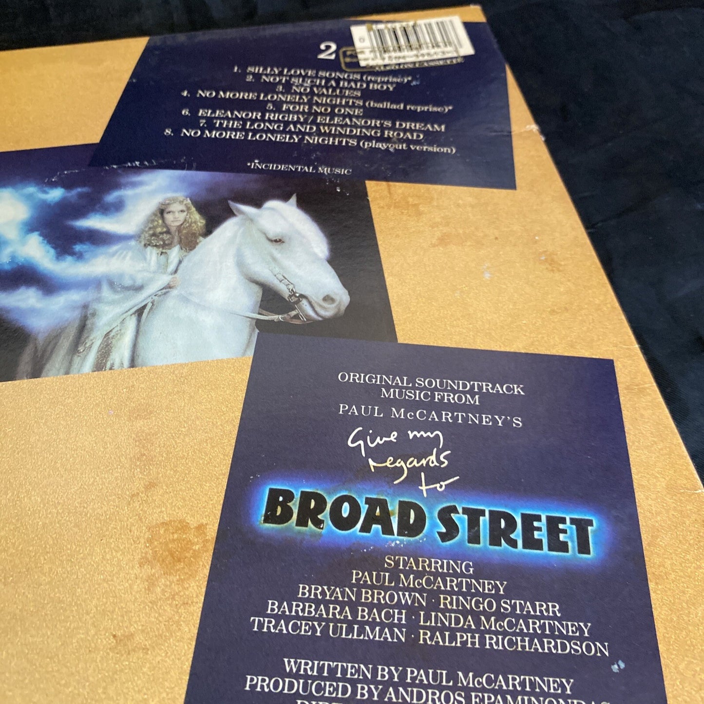 NM PROMO!! Paul McCartney 1984 LP  'Give My Regards To Broad Street'  Beatles