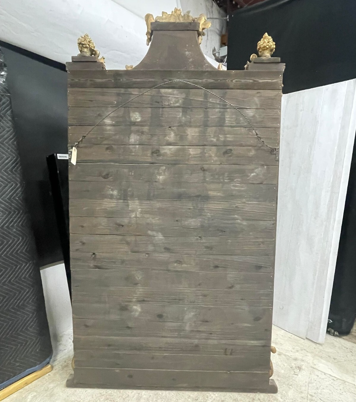 81" X 46" PAIR OF PALATIAL LOUIS XVI STYLE GILT GOLD PARCLOSE PIER WALL MIRRORS