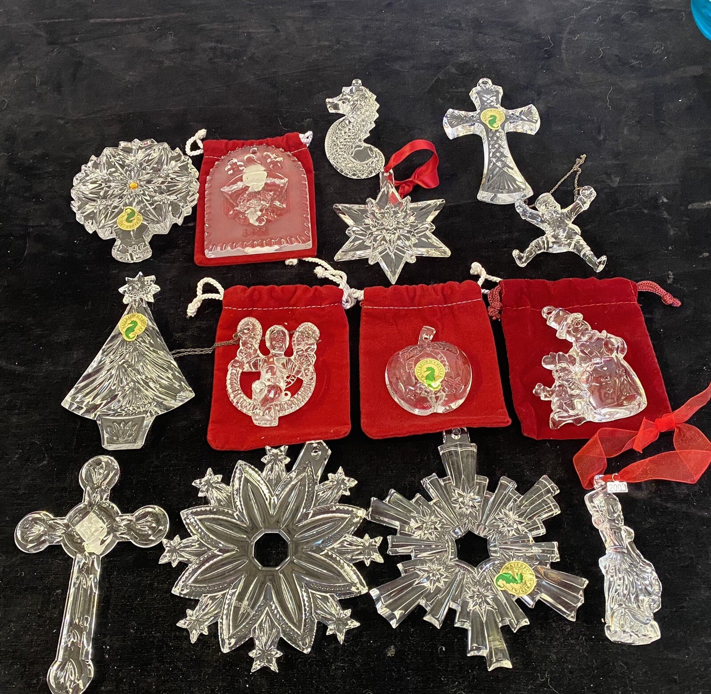 Waterford Crystal 2007 Christmas Wonders  JOLLY SNOWMAN ~ Ornament 142739