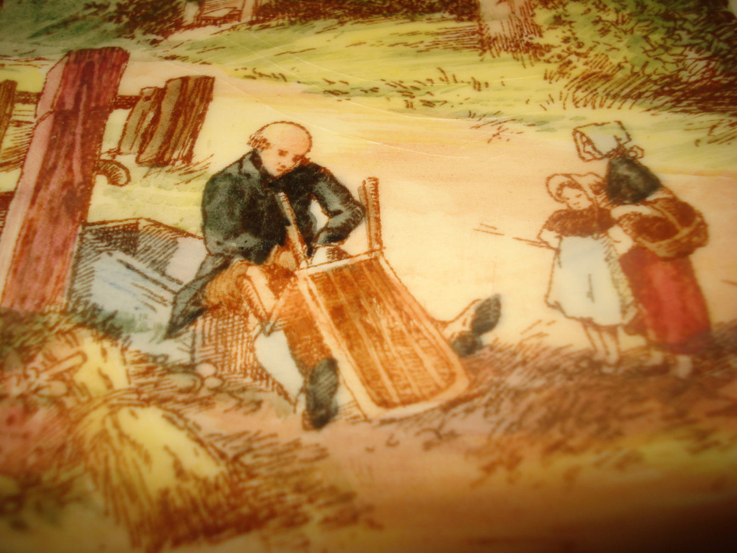 13 1/2" Royal Doulton "Rustic England" D5694 Charger Lg Display Plate Superb