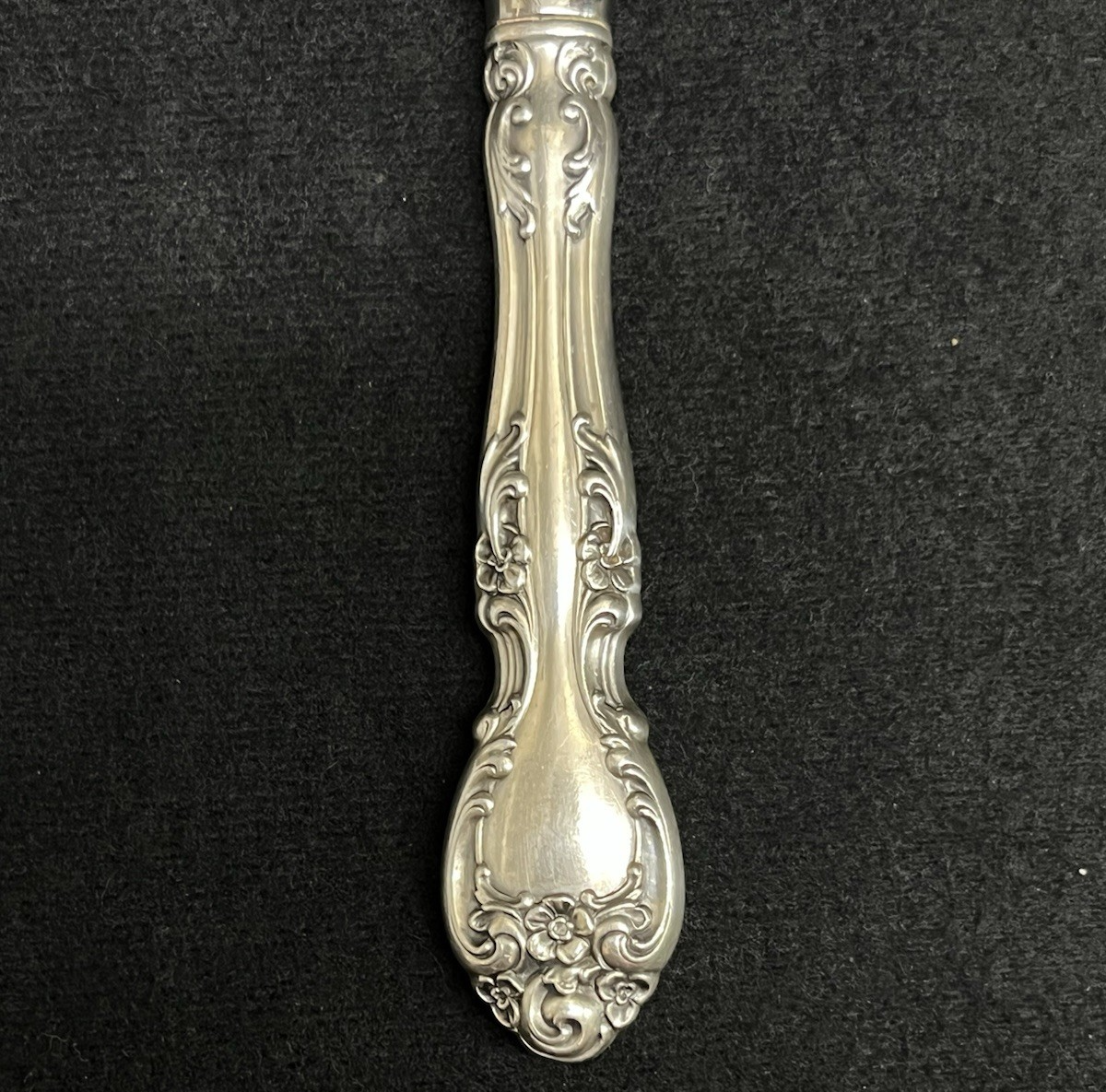 Melrose by Gorham 38.37g Sterling Hollow Handle Paddle Butter Spreader 6 1/8 in