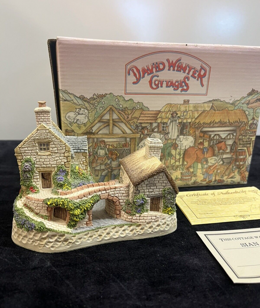 The Irish Collection Only A Span Apart by David Winter 1991 w/ box + COA