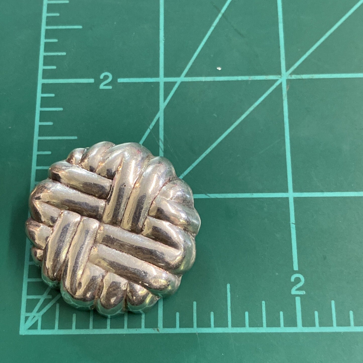 Pair of Sterling Silver 925 Clip On Earrings 15.3g