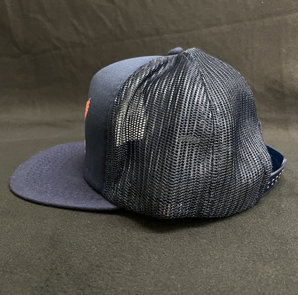 Retro Game Day Auburn War Eagle Mesh Back Snapback Foam Trucker Hat Navy