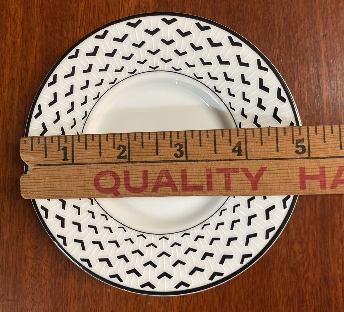 8 pcs Tiffany & Co. Gotham  Black & White Dinner Plate  Coffee Tea Cup