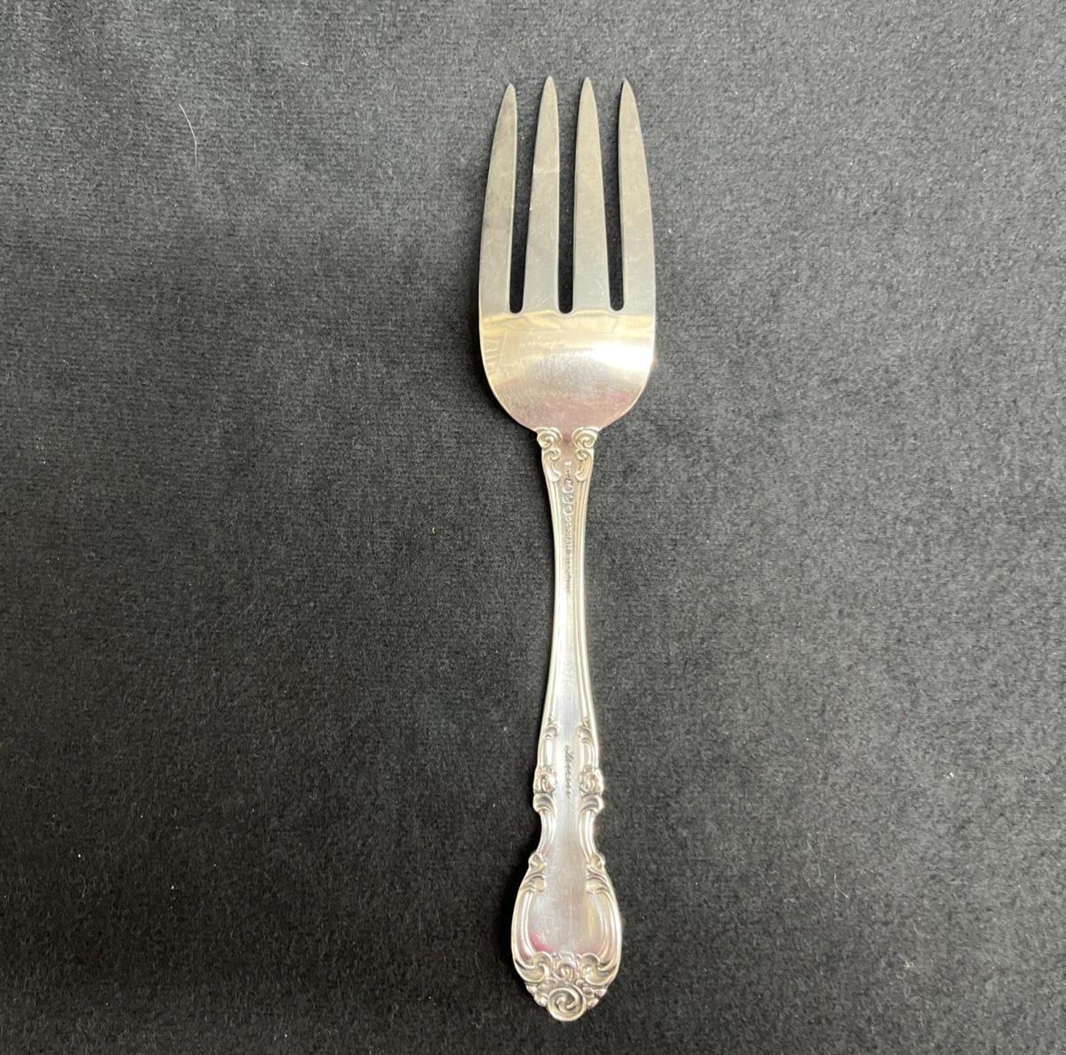 Melrose by Gorham Sterling Silver Cold Meat Serving Fork 8 1/8 in - 78.92g