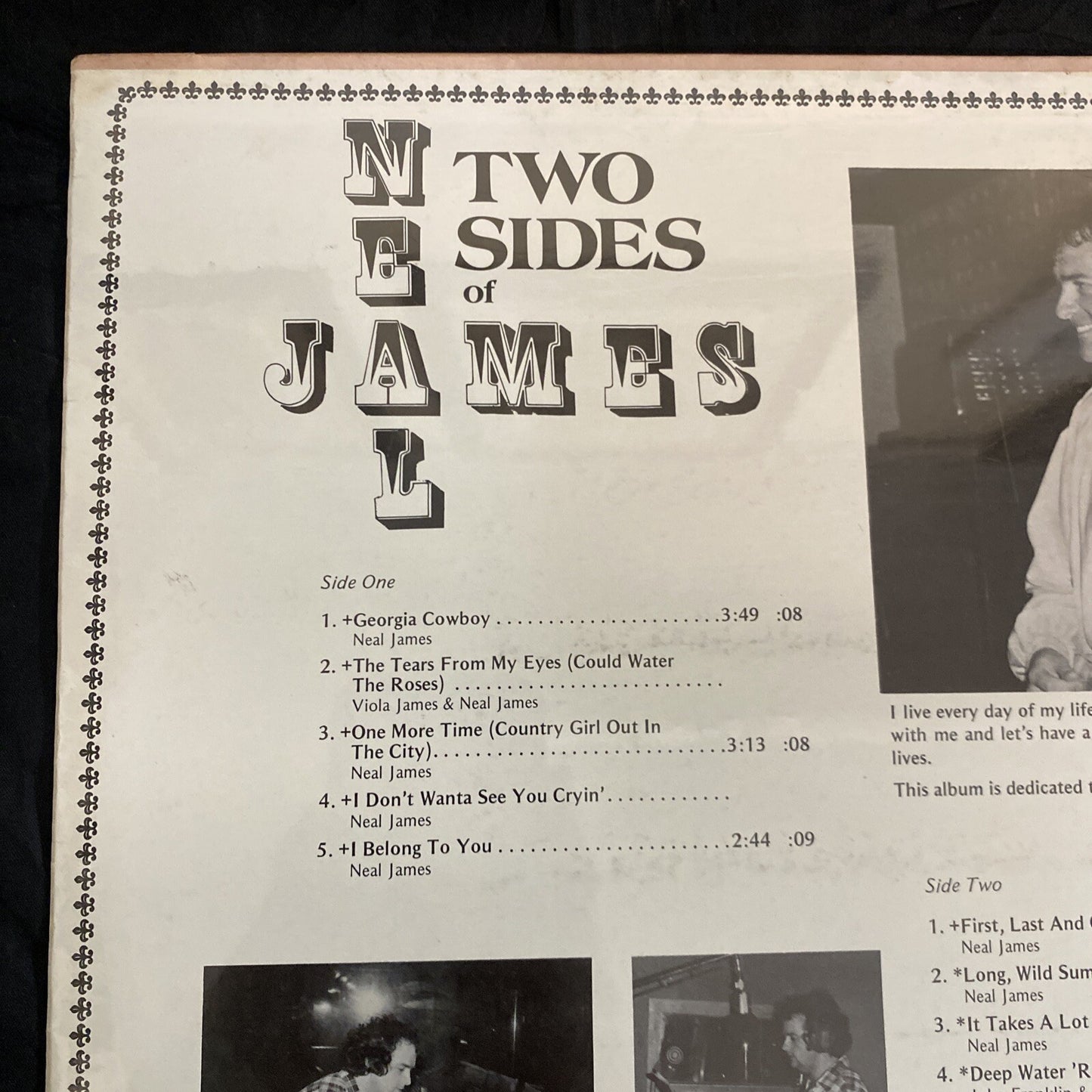 SEALED Neal James "Two Sides Of Neal James" LP Private Soul Funk AL-5010