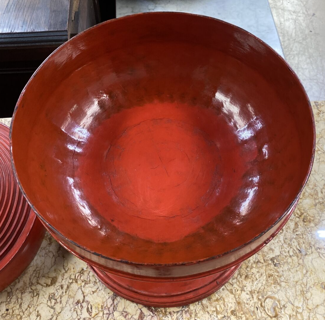 Shan State Red Burmese Offering Jar (hsun ok) c.1925