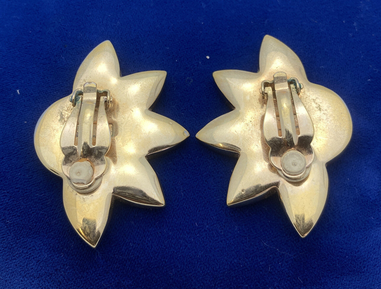 SWAROVSKI Crystal SAL Signed Gorgeous Vintage Clip Earrings