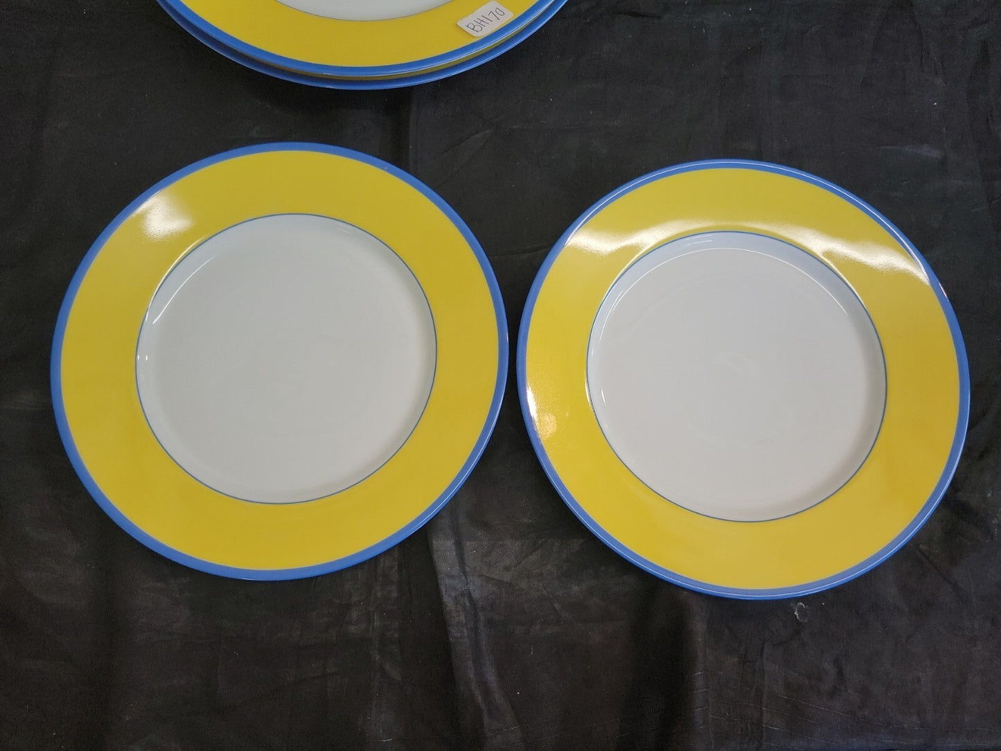 CH Field Haviland Limoges Claude Monet & Giverny Pair Dessert Plates 8.5”