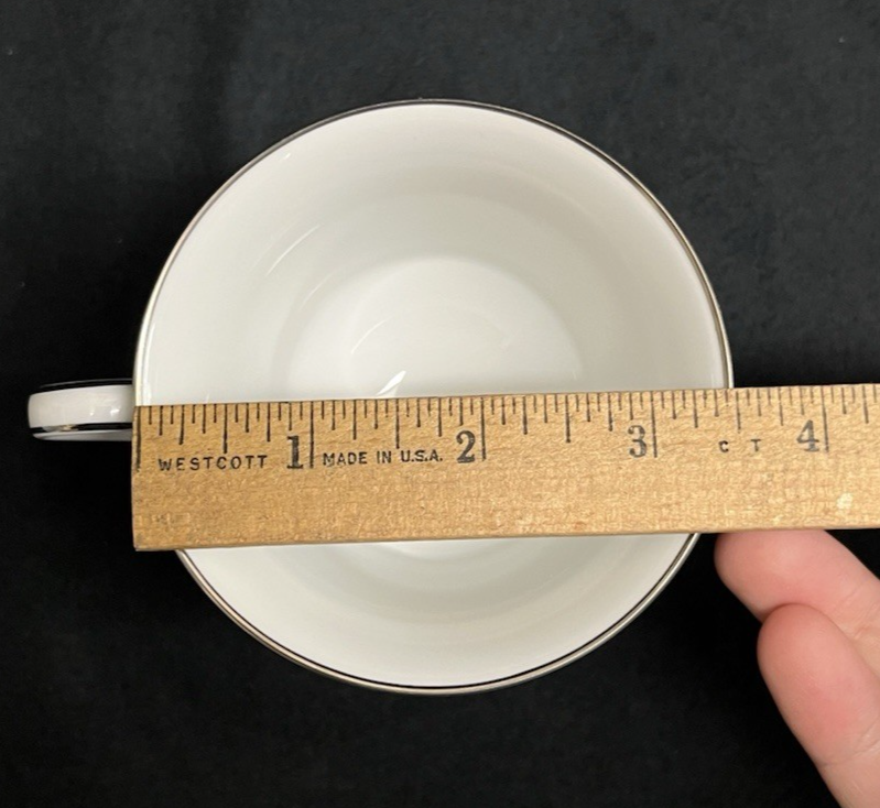 Noritake 2081 Burlington Green & Blue China Footed Cup 3" 20 available