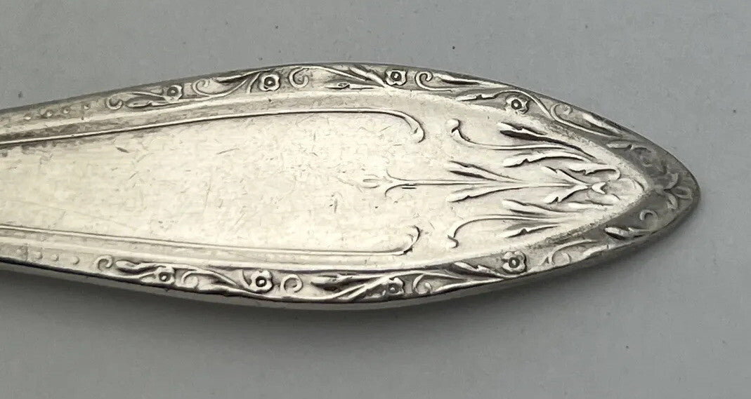 Silver Plate Key Fob and Key Ring