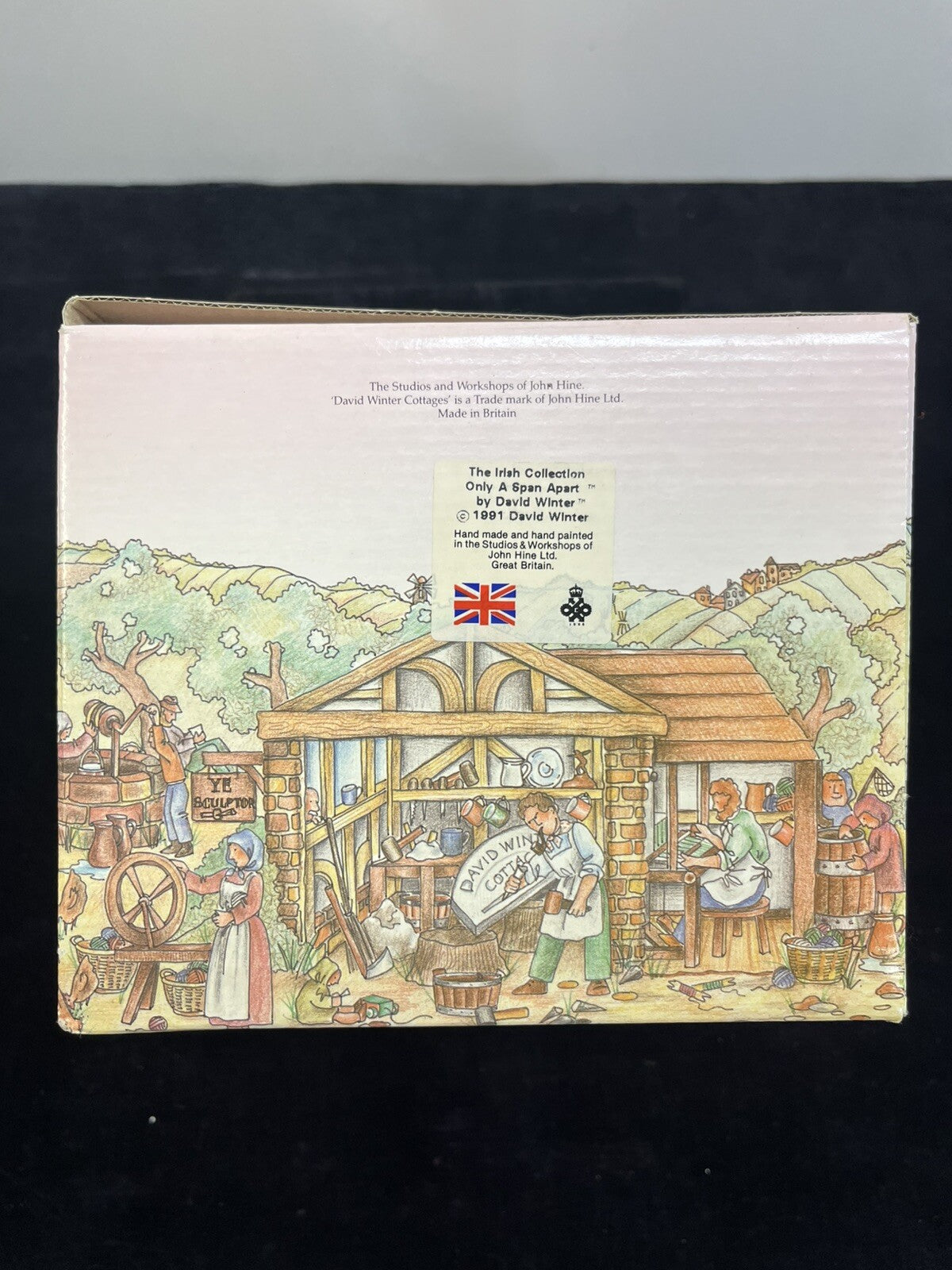 The Irish Collection Only A Span Apart by David Winter 1991 w/ box + COA