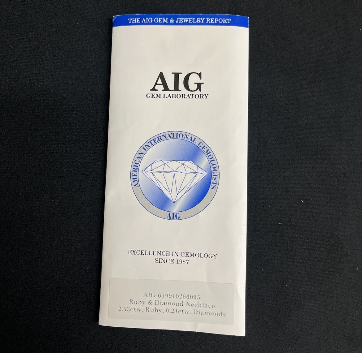 14k White Gold 0.21ct Diamond and 2.53ct Red Ruby Collar Necklace 50% off retail