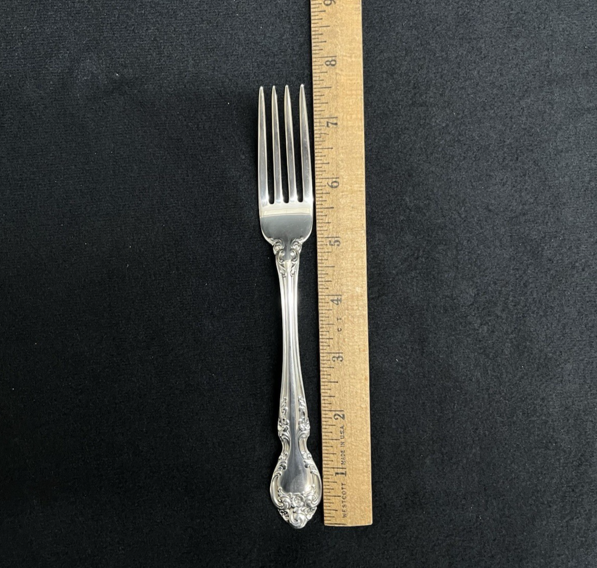 Melrose by Gorham Sterling Silver Place Size Fork  7.5" 63.04g