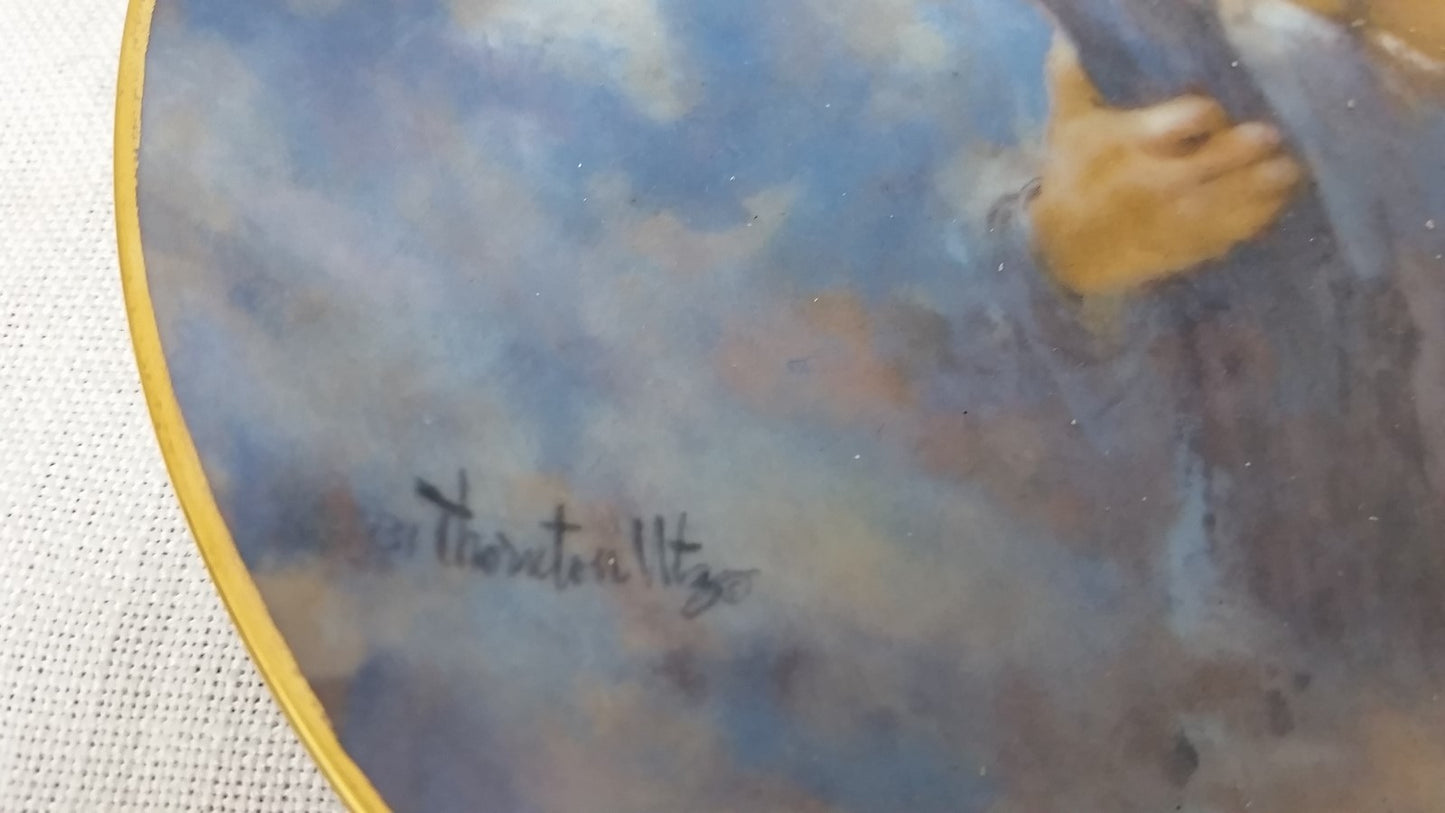 8.5'' Viletta Butterfly Magic Plate in Box w/ COA