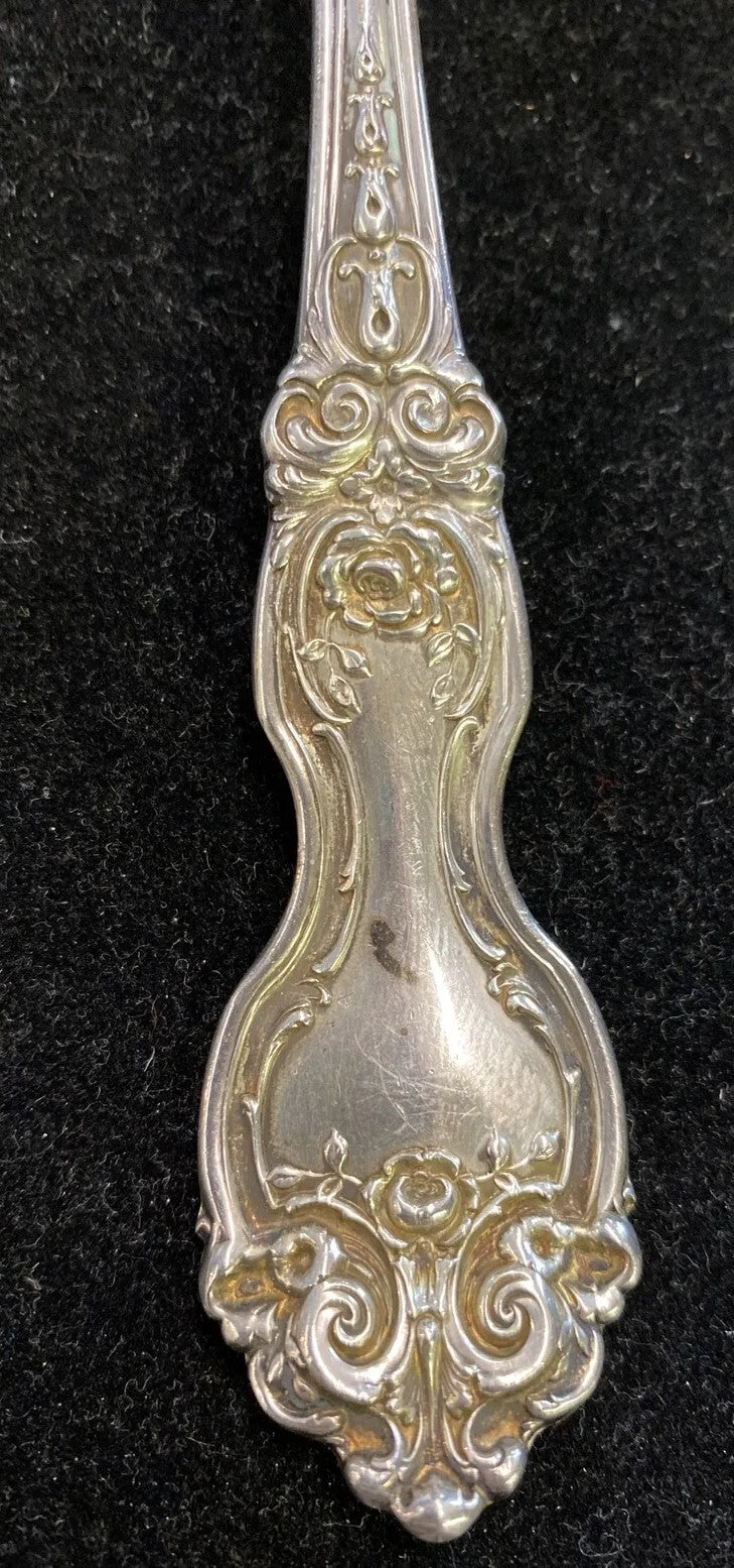 101.5g Wallace Sterling Silver La Reine 9" Casserole Berry Serving Spoon PC4