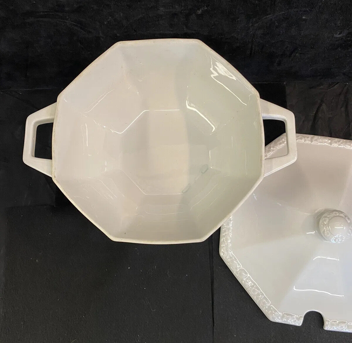 Vintage Rosenthal China Large Soup Tureen  Maria White  Classic Rose