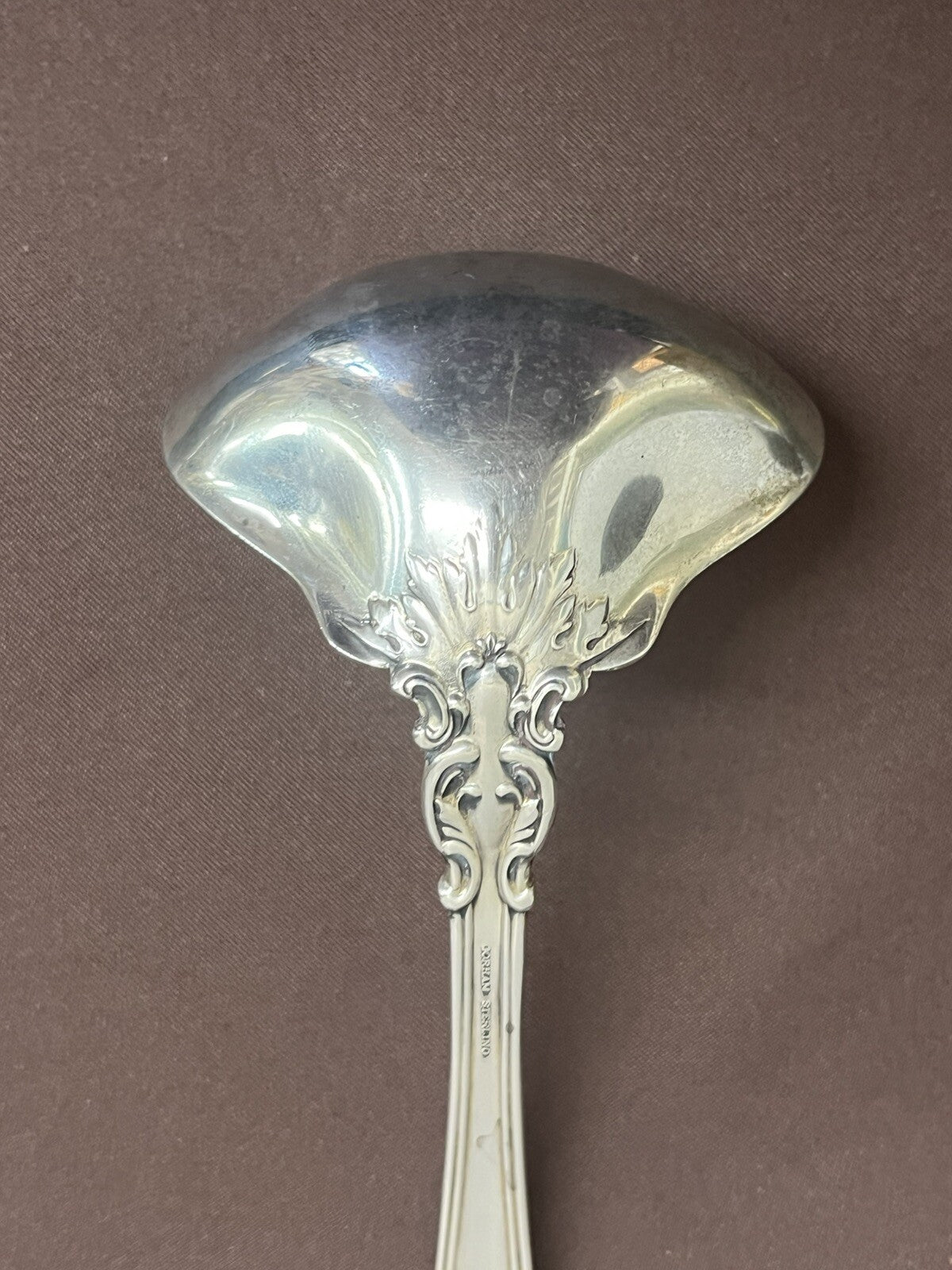 Chantilly by Gorham 71.1g Sterling Silver Solid Gravy Ladle 6 3/4" w/ MONO