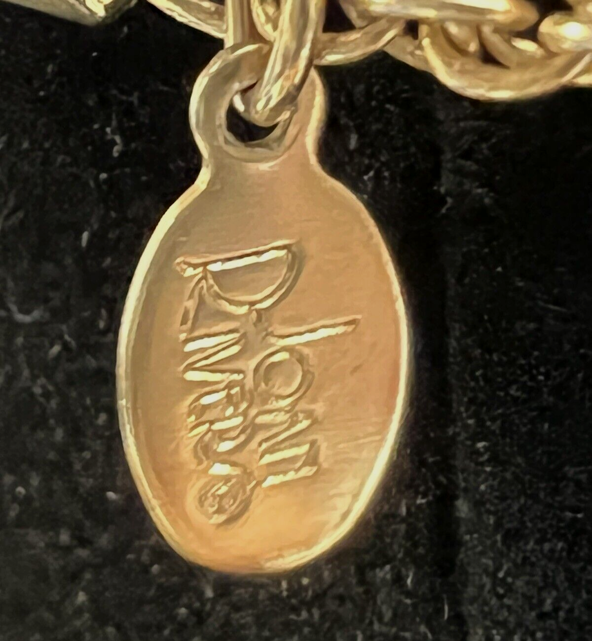 RARE Vtg Joan Rivers Classic Gold-Plated, Blue & Pearl Faberge Egg 32” Necklace