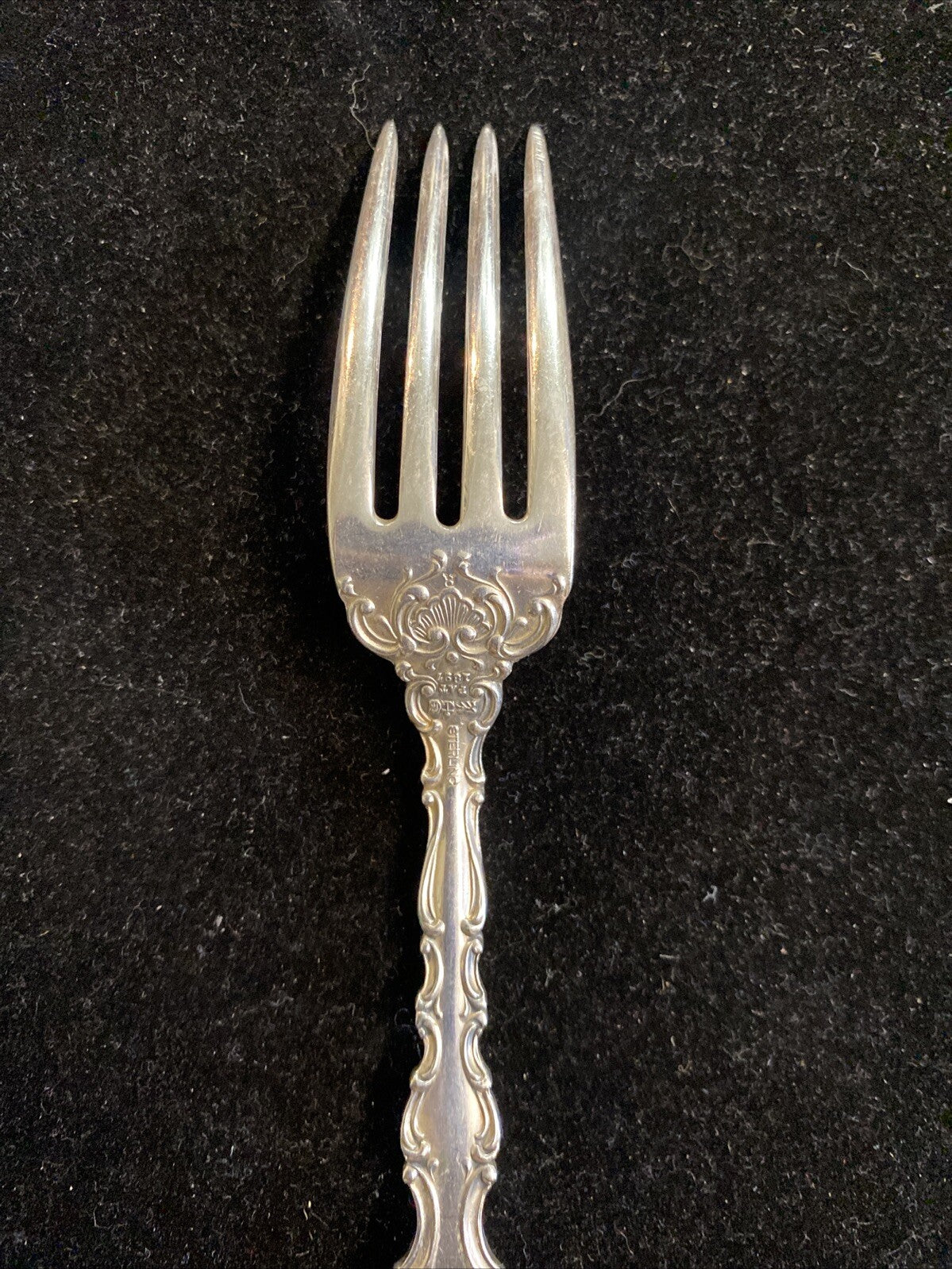 Gorham Strasbourg Sterling Silver 7" Fork Old Mark 50.2g