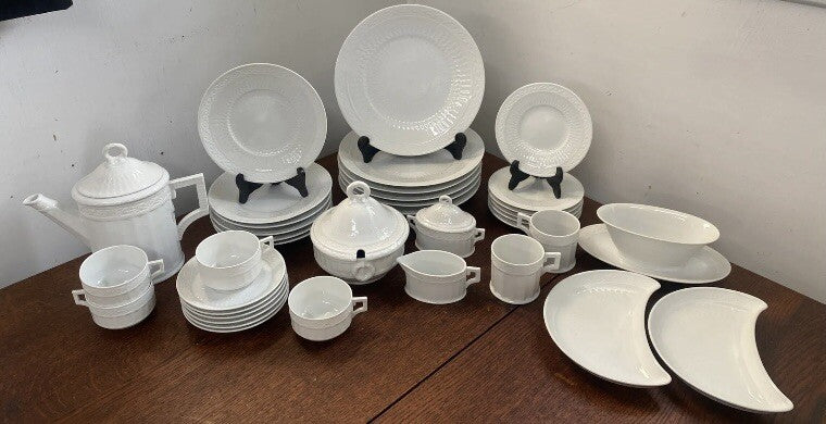 Royal Copenhagen “White Fan” Tea coffee Cup and saucers