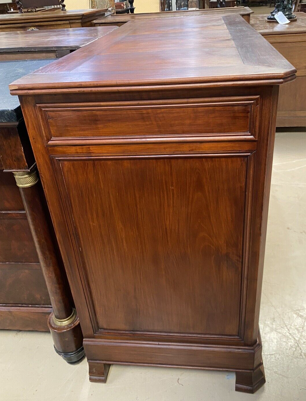 Antique French Louis Philippe Cherry Commode Chest Sideboard