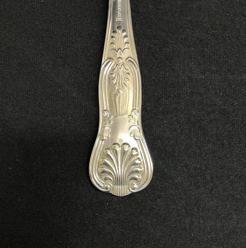 Kings by Sheffield Silverplate 3-Piece Hostess Set Spoon, Fork, and Pasta Server